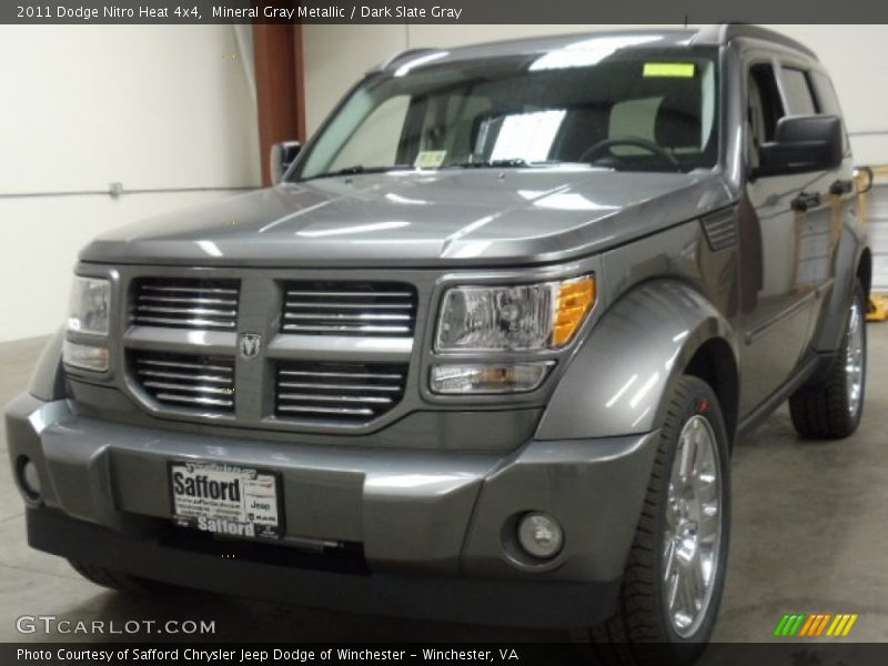 Mineral Gray Metallic / Dark Slate Gray 2011 Dodge Nitro Heat 4x4