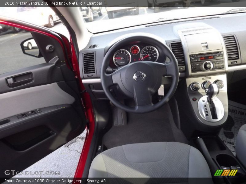 Red Brick Metallic / Charcoal 2010 Nissan Sentra 2.0