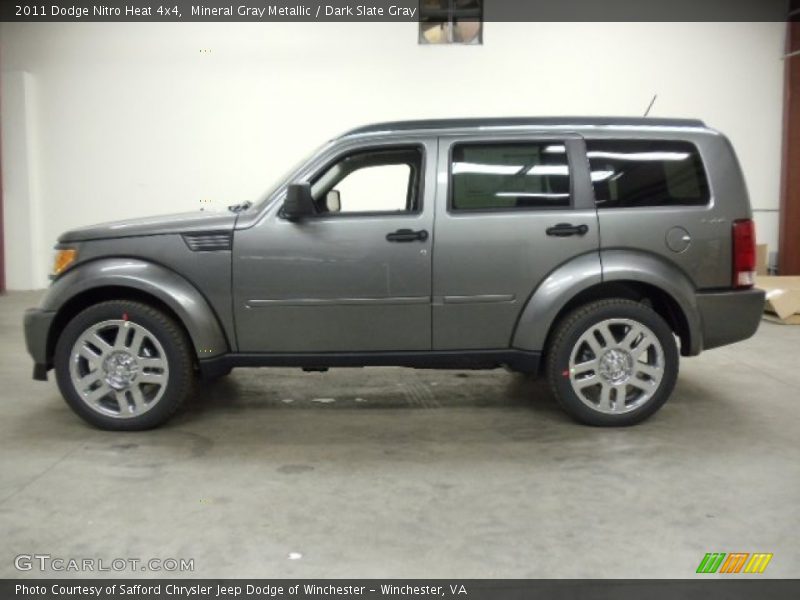 Mineral Gray Metallic / Dark Slate Gray 2011 Dodge Nitro Heat 4x4