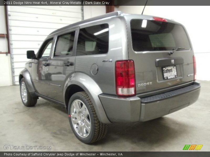 Mineral Gray Metallic / Dark Slate Gray 2011 Dodge Nitro Heat 4x4