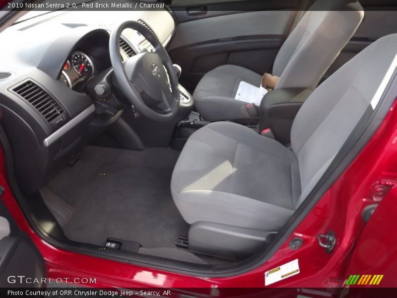 Red Brick Metallic / Charcoal 2010 Nissan Sentra 2.0