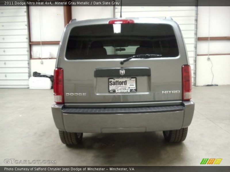Mineral Gray Metallic / Dark Slate Gray 2011 Dodge Nitro Heat 4x4