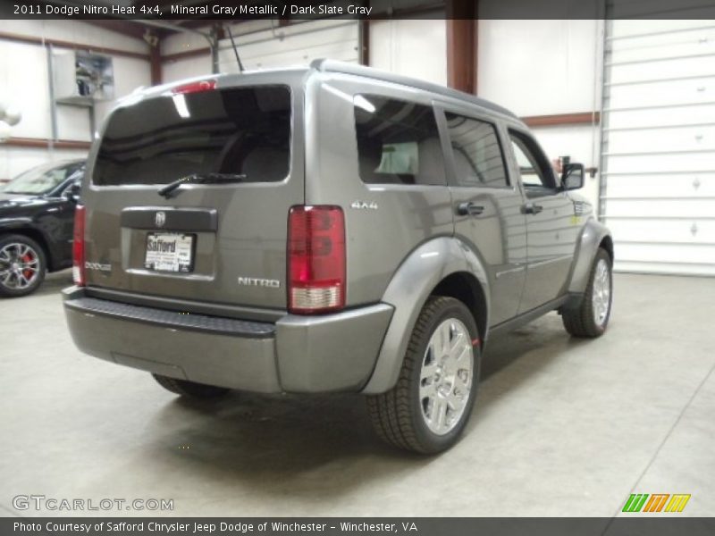 Mineral Gray Metallic / Dark Slate Gray 2011 Dodge Nitro Heat 4x4