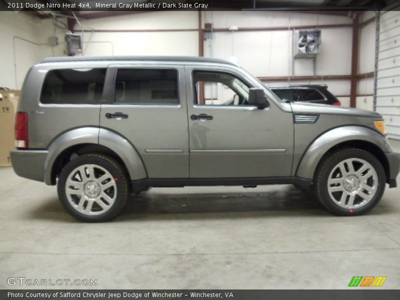 Mineral Gray Metallic / Dark Slate Gray 2011 Dodge Nitro Heat 4x4