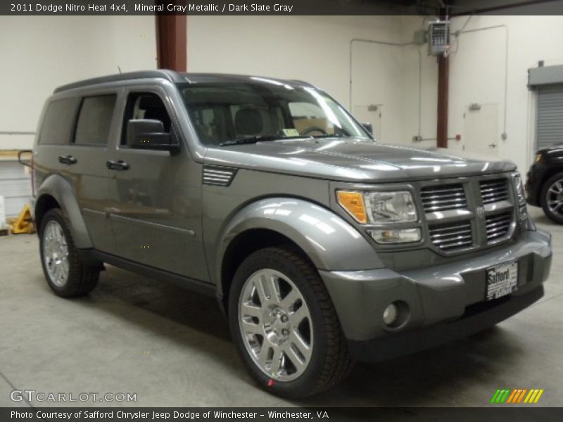 Mineral Gray Metallic / Dark Slate Gray 2011 Dodge Nitro Heat 4x4