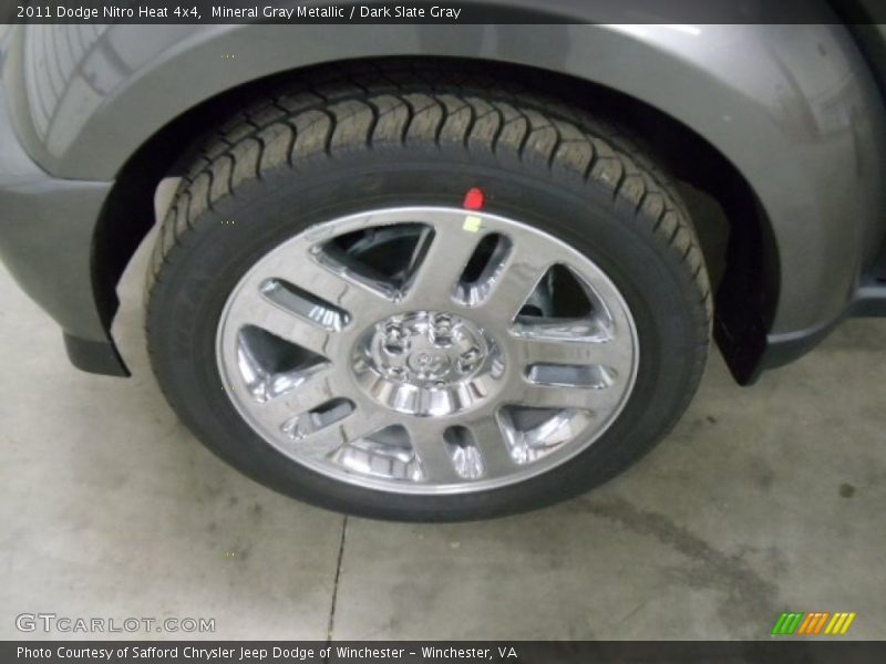 Mineral Gray Metallic / Dark Slate Gray 2011 Dodge Nitro Heat 4x4