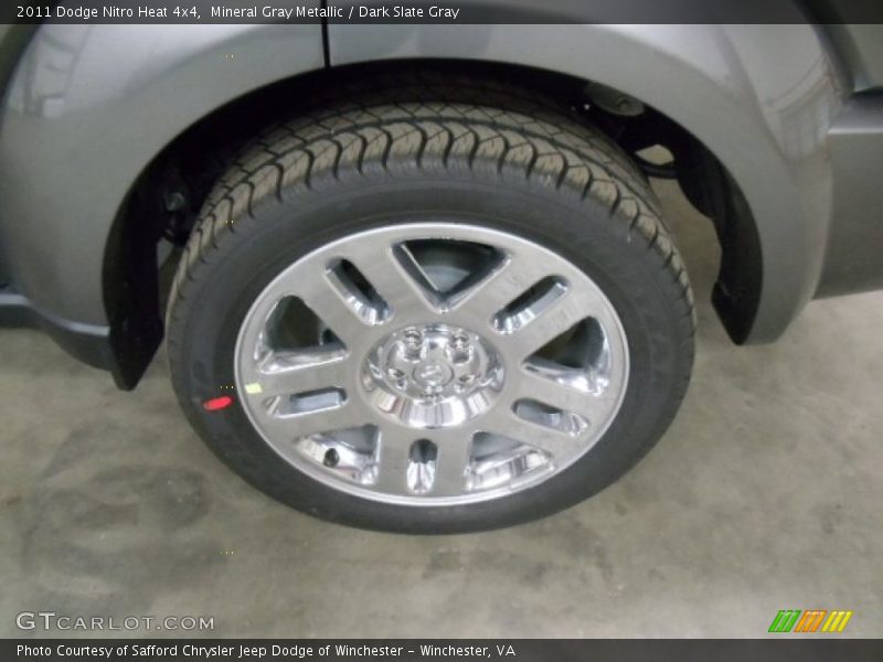 Mineral Gray Metallic / Dark Slate Gray 2011 Dodge Nitro Heat 4x4