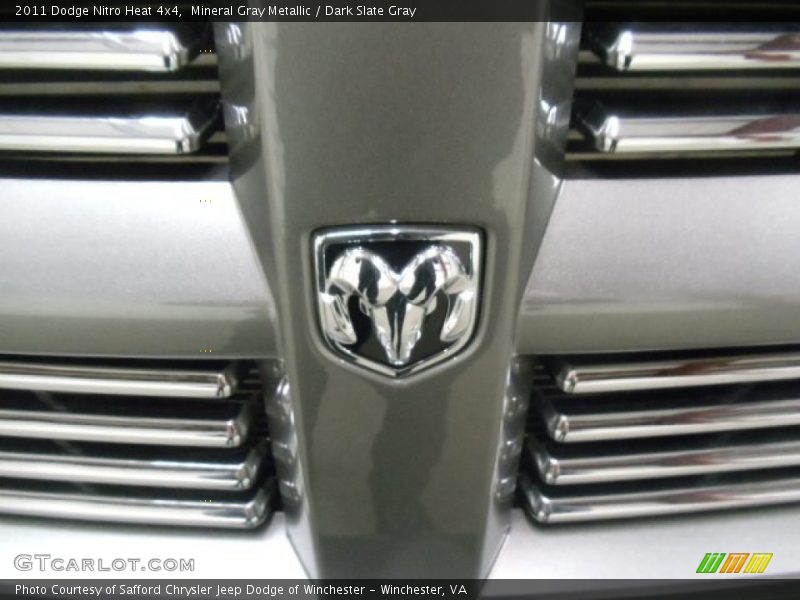 Mineral Gray Metallic / Dark Slate Gray 2011 Dodge Nitro Heat 4x4