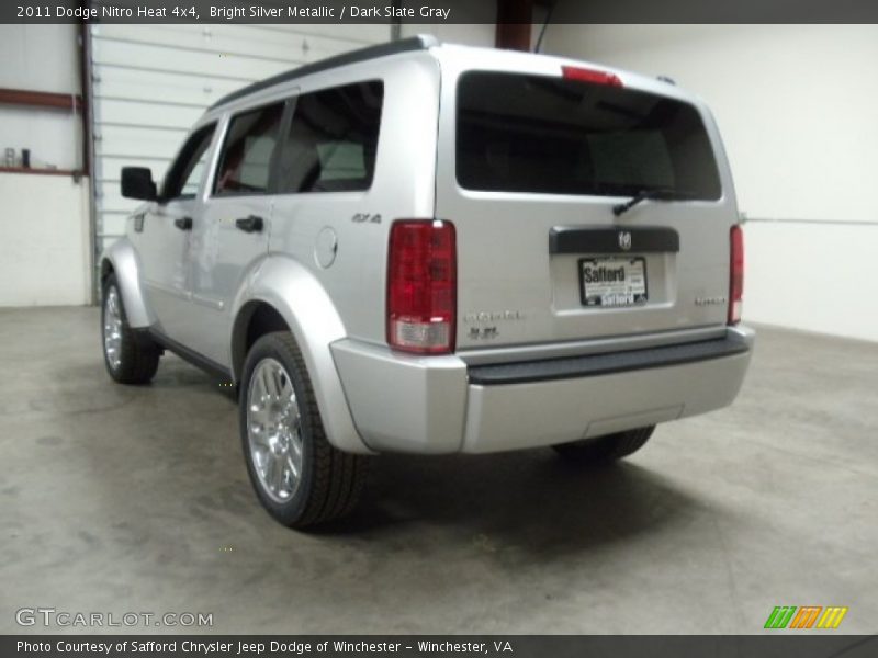 Bright Silver Metallic / Dark Slate Gray 2011 Dodge Nitro Heat 4x4