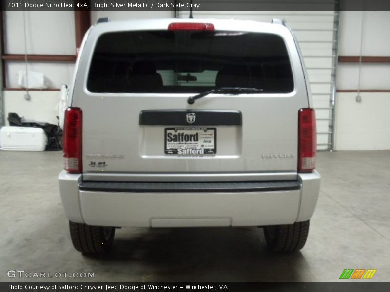 Bright Silver Metallic / Dark Slate Gray 2011 Dodge Nitro Heat 4x4