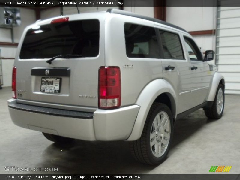 Bright Silver Metallic / Dark Slate Gray 2011 Dodge Nitro Heat 4x4