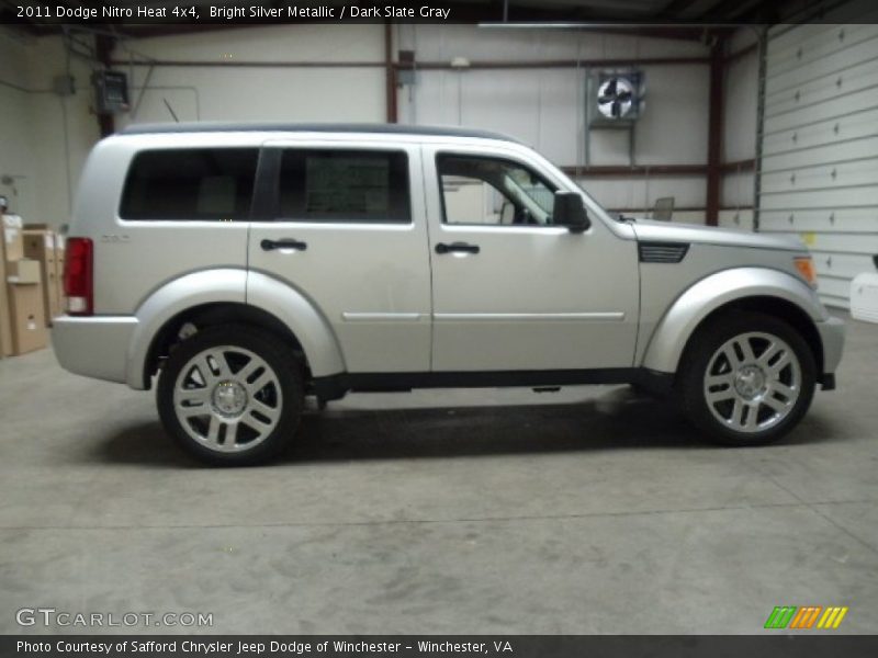 Bright Silver Metallic / Dark Slate Gray 2011 Dodge Nitro Heat 4x4