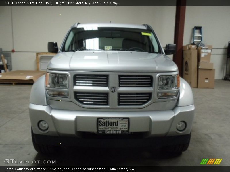 Bright Silver Metallic / Dark Slate Gray 2011 Dodge Nitro Heat 4x4