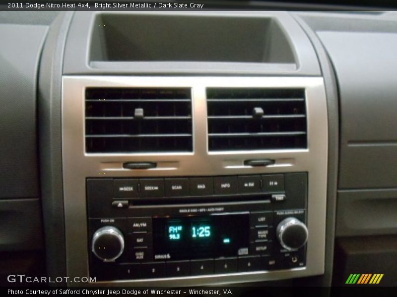 Bright Silver Metallic / Dark Slate Gray 2011 Dodge Nitro Heat 4x4