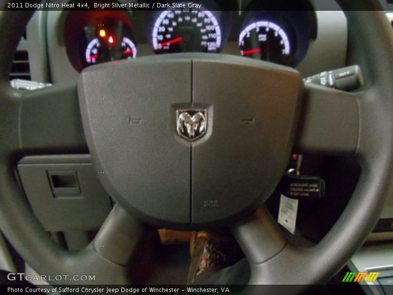 Bright Silver Metallic / Dark Slate Gray 2011 Dodge Nitro Heat 4x4