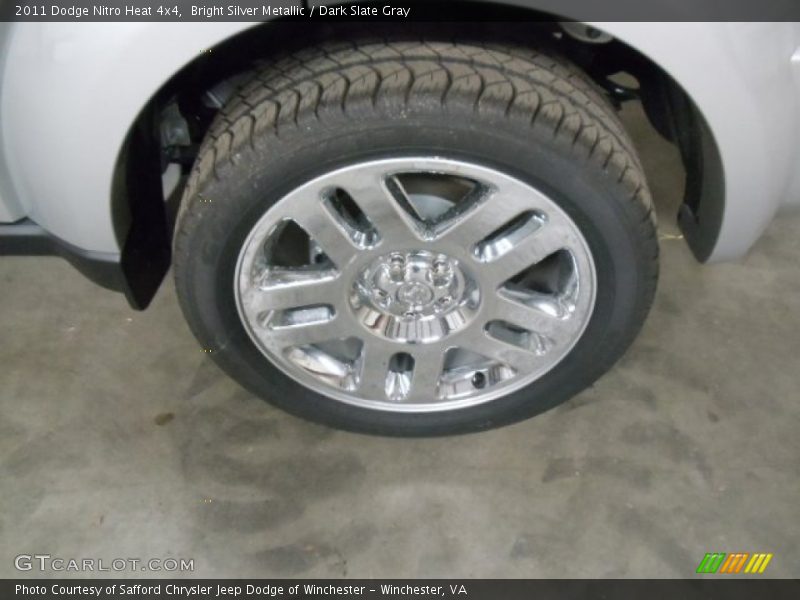 Bright Silver Metallic / Dark Slate Gray 2011 Dodge Nitro Heat 4x4