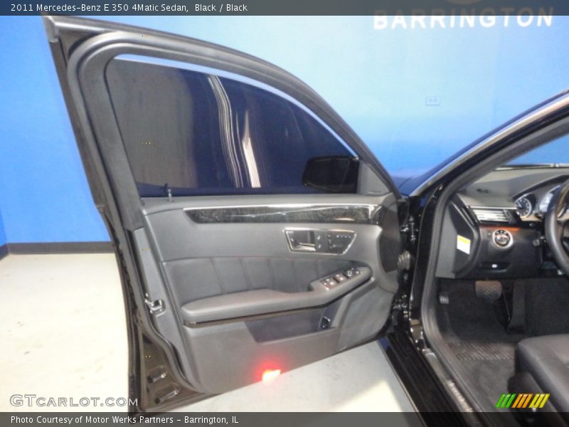 Black / Black 2011 Mercedes-Benz E 350 4Matic Sedan