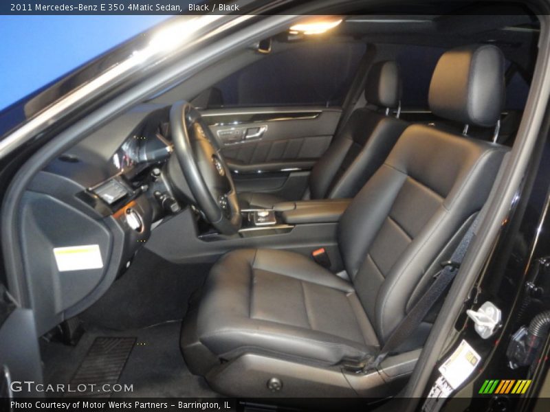 Black / Black 2011 Mercedes-Benz E 350 4Matic Sedan