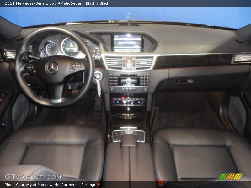 Black / Black 2011 Mercedes-Benz E 350 4Matic Sedan