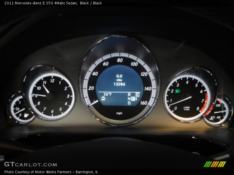 Black / Black 2011 Mercedes-Benz E 350 4Matic Sedan