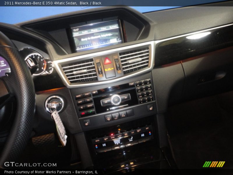 Black / Black 2011 Mercedes-Benz E 350 4Matic Sedan