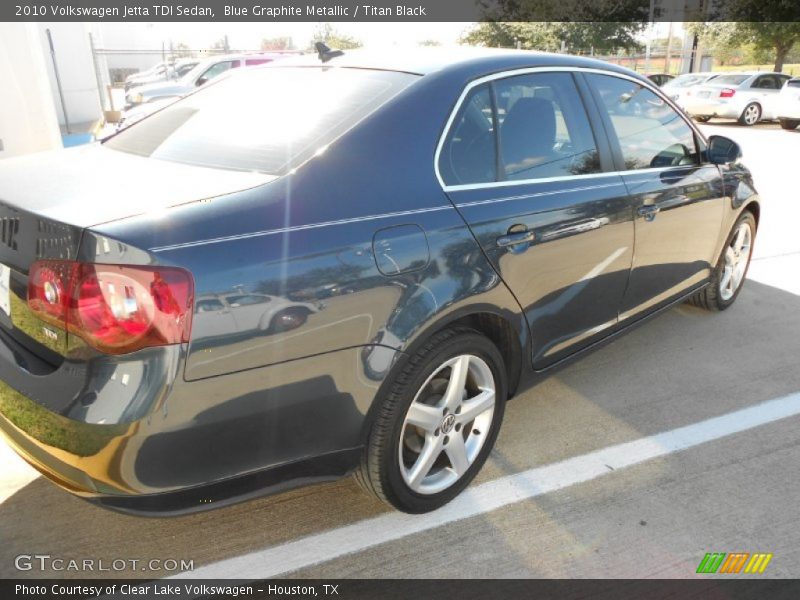 Blue Graphite Metallic / Titan Black 2010 Volkswagen Jetta TDI Sedan