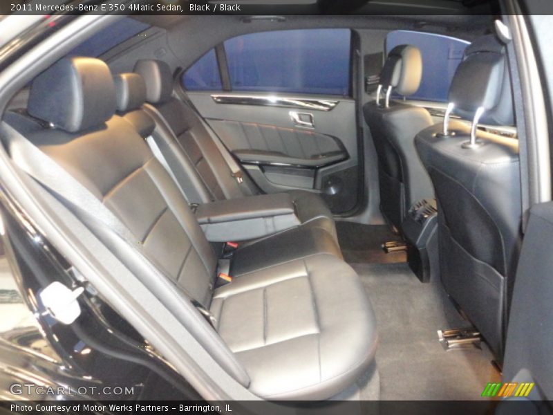 Black / Black 2011 Mercedes-Benz E 350 4Matic Sedan