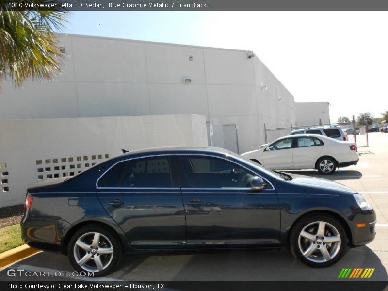 Blue Graphite Metallic / Titan Black 2010 Volkswagen Jetta TDI Sedan