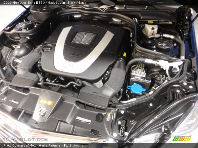 Black / Black 2011 Mercedes-Benz E 350 4Matic Sedan