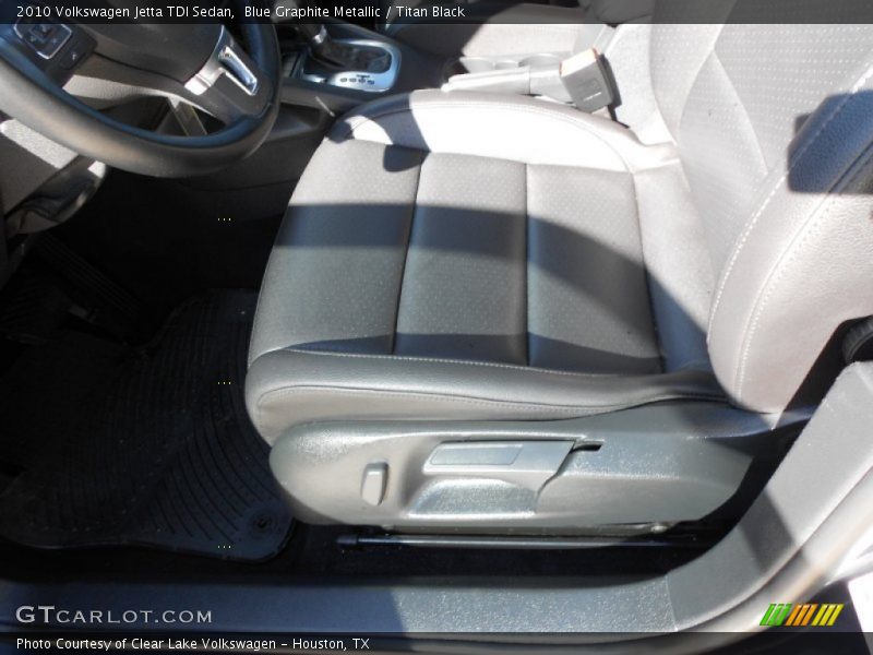 Blue Graphite Metallic / Titan Black 2010 Volkswagen Jetta TDI Sedan