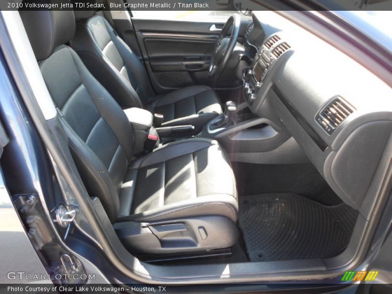 Blue Graphite Metallic / Titan Black 2010 Volkswagen Jetta TDI Sedan