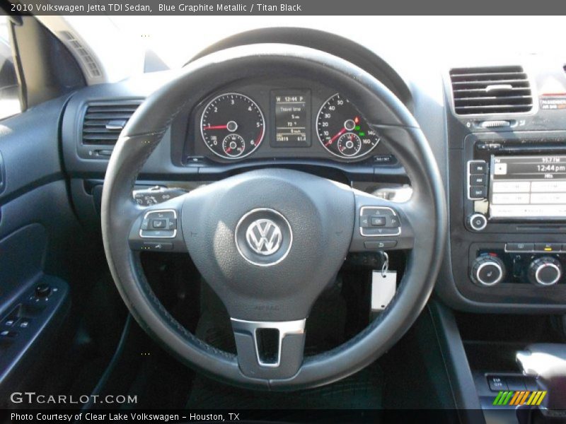 Blue Graphite Metallic / Titan Black 2010 Volkswagen Jetta TDI Sedan