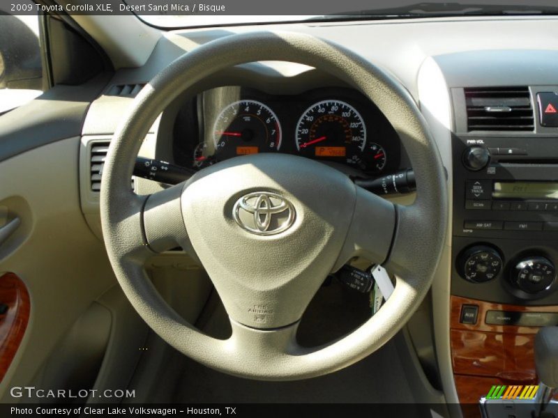 Desert Sand Mica / Bisque 2009 Toyota Corolla XLE