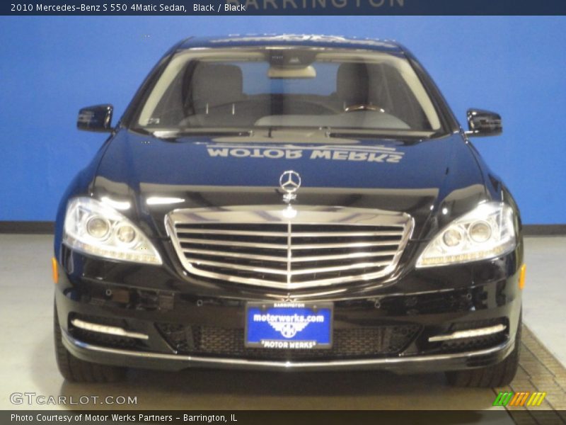 Black / Black 2010 Mercedes-Benz S 550 4Matic Sedan
