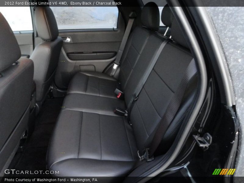 Ebony Black / Charcoal Black 2012 Ford Escape Limited V6 4WD