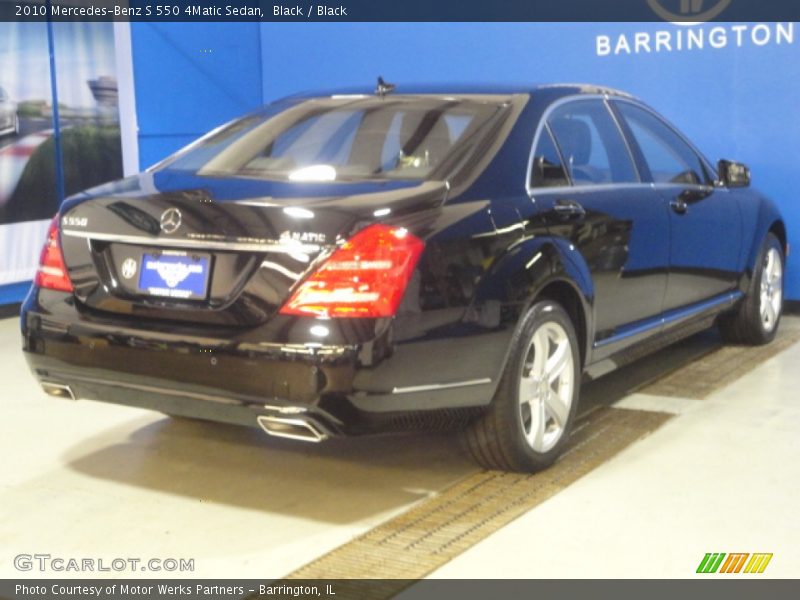 Black / Black 2010 Mercedes-Benz S 550 4Matic Sedan