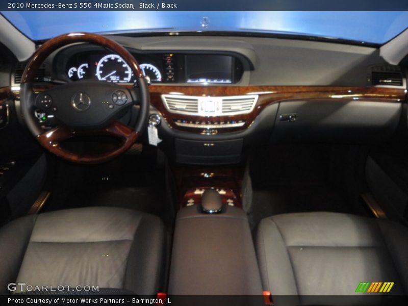 Black / Black 2010 Mercedes-Benz S 550 4Matic Sedan
