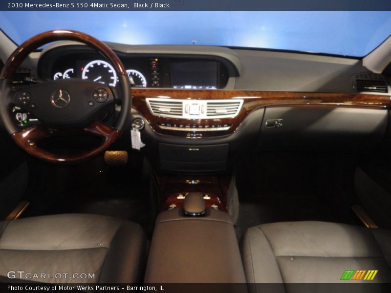 Black / Black 2010 Mercedes-Benz S 550 4Matic Sedan