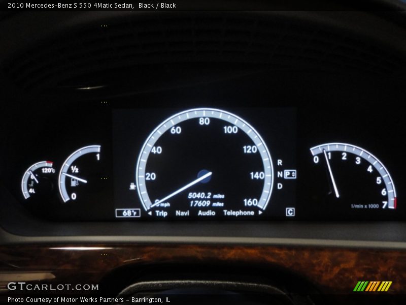 Black / Black 2010 Mercedes-Benz S 550 4Matic Sedan