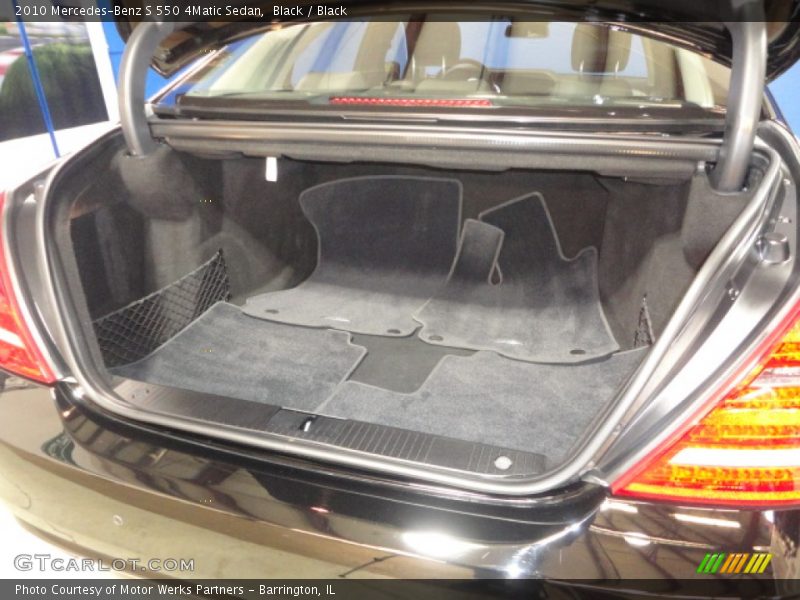 Black / Black 2010 Mercedes-Benz S 550 4Matic Sedan