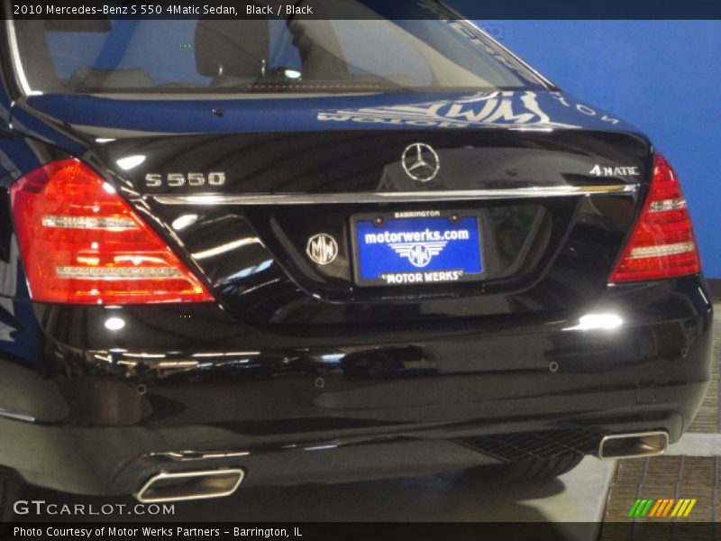 Black / Black 2010 Mercedes-Benz S 550 4Matic Sedan