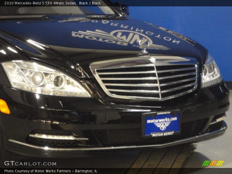 Black / Black 2010 Mercedes-Benz S 550 4Matic Sedan