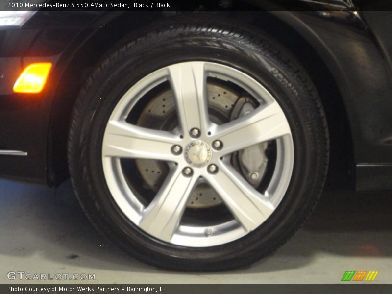 Black / Black 2010 Mercedes-Benz S 550 4Matic Sedan