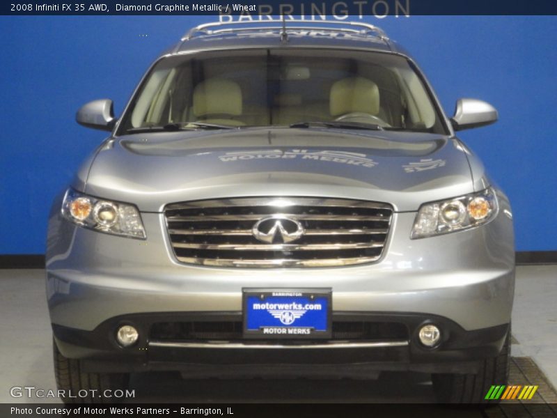 Diamond Graphite Metallic / Wheat 2008 Infiniti FX 35 AWD