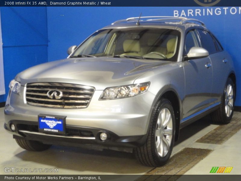 Diamond Graphite Metallic / Wheat 2008 Infiniti FX 35 AWD