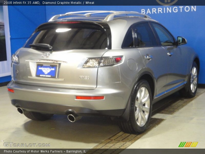 Diamond Graphite Metallic / Wheat 2008 Infiniti FX 35 AWD