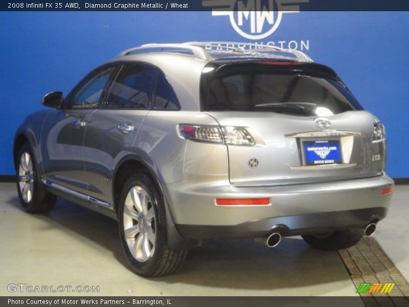 Diamond Graphite Metallic / Wheat 2008 Infiniti FX 35 AWD