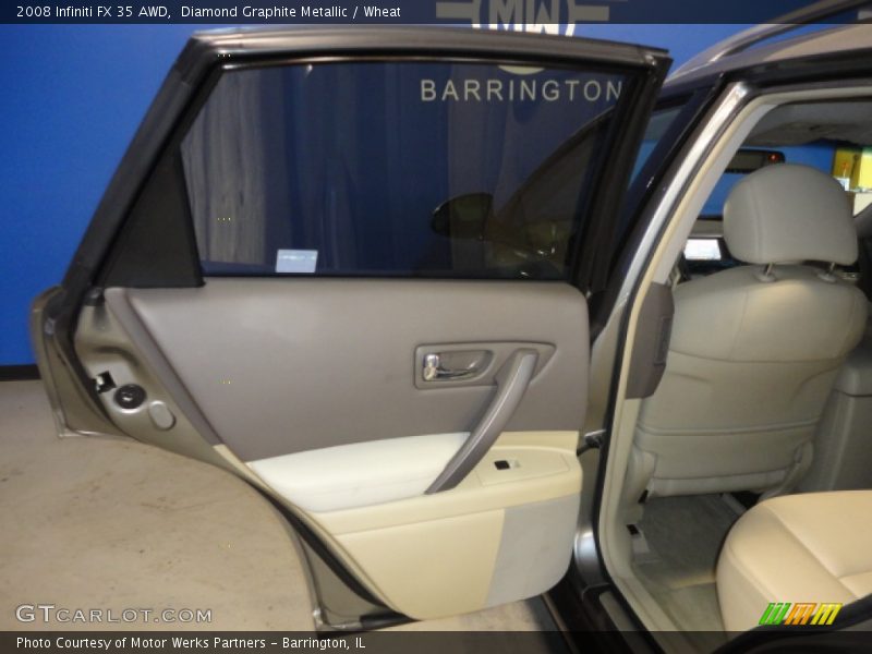 Diamond Graphite Metallic / Wheat 2008 Infiniti FX 35 AWD