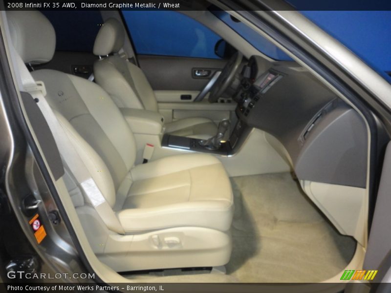 Diamond Graphite Metallic / Wheat 2008 Infiniti FX 35 AWD