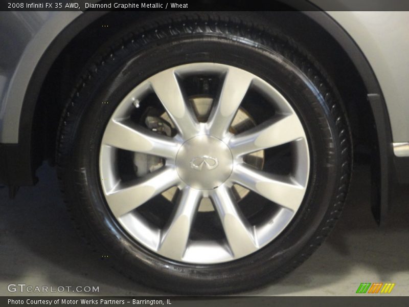 Diamond Graphite Metallic / Wheat 2008 Infiniti FX 35 AWD